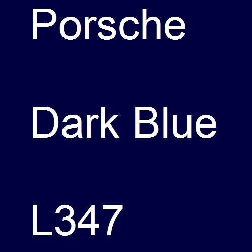 Porsche, Dark Blue, L347.